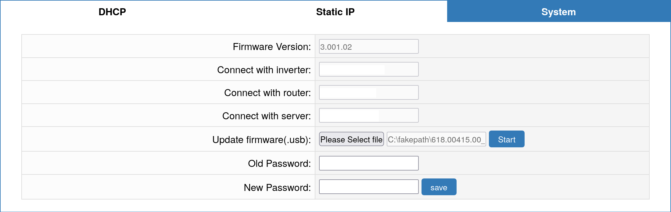 SolaX PocketWiFi firmware update